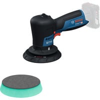 Bosch Lucidatrice a batteria GPX 12V-125 Professional solo, 12 Volt, Macchina di lucidatura blu/Nero