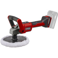 EINHELL Power X-Change lucidatrice a batteria CE-CP 18/180 Li E-Solo, 18Volt, Macchina di lucidatura rosso/Nero