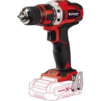 EINHELL TE-CD 18/40 Li-Solo 1500 Giri/min Senza chiave 1,1 kg Nero, Rosso rosso/Nero, Trapano con impugnatura a pistola, Senza chiave, 1,3 cm, 1500 Giri/min, 40 Nm, 6 mm