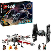 LEGO Star Wars 75393 Mash-up TIE Fighter e X-Wing, Modellini da Costruire di Astronavi Giocattolo, Giochi Creativi, Regalo 9+, Giochi di costruzione Modellini da Costruire di Astronavi Giocattolo, Giochi Creativi, Regalo 9+, Set da costruzione, 9 anno/i, Plastica, 1063 pz, 1,37 kg