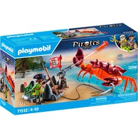 PLAYMOBIL La battaglia dei pirati contro il granchio gigante, Giochi di costruzione 
