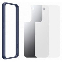 SAMSUNG Frame Cover per Galaxy S22+, Navy blu/trasparente, Navy, Custodia con bordo, Samsung, Samsung Galaxy S22+, 16,8 cm (6.6"), Blu marino
