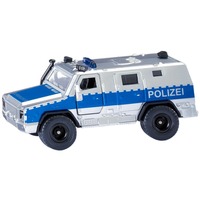 SIKU Rheinmetall MAN Survivor R Modello di auto della polizia Preassemblato 1:50, Veicolo modello argento/Blu, Modello di auto della polizia, Preassemblato, 1:50, Rheinmetall MAN Survivor R, Qualsiasi tipo, Metallo, Plastica