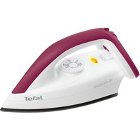 Tefal EasyGliss FS4030 Ferro a secco Durilium 1200 W Borgogna, Bianco, Ferro da stiro bianco/Viola, Ferro a secco, Durilium, 1,8 m, Borgogna, Bianco, 1200 W, Cina