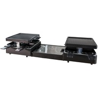 Unold 48755 griglia per raclette 8 persona(e) 1300 W Nero Nero, 8 persona(e), Plastica, Nero, Rettangolare, Alluminio, 21 x 21 mm
