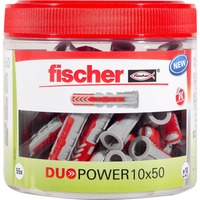 fischer DUOPOWER 10x50 grigio chiaro/Rosso