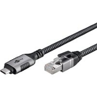 goobay 70699, Scheda di rete Nero/Argento