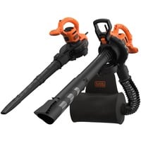 BLACK+DECKER BEBLV290 spazza foglie 2900 W 390 km/h Nero/Orange, Soffiatore portatile, 390 km/h, 55 L, 16:1, Nero, Arancione, 102,5 dB