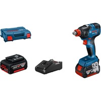 Bosch GDX 18V-200 3400 Giri/min Nero, Blu, Rosso, Avvitatore blu/Nero, Cacciavite a percussione, Impugnatura a pistola, 1/4", Mandrino a rilascio rapido, Nero, Blu, Rosso, Senza spazzola