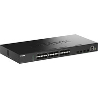 D-Link DGS-1530-28S/E switch di rete Gestito L2 Nero, Interruttore Nero, Gestito, L2, Full duplex, Montaggio rack