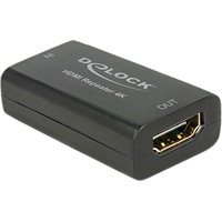 DeLOCK 11403 moltiplicatore AV Nero, Adattatore Cablato, Nero