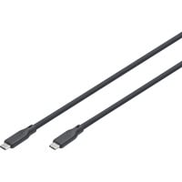 Digitus Cavo di collegamento in silicone USB 3.2 Gen 1 USB-C > USB-C Nero