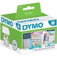 Dymo LW etichette multiuso originali | 57 mm x 32 mm | rotolo da 1000 etichette facilmente staccabili | autoadesive | per etichettatrici LabelWriter bianco, Bianco, Etichetta per stampante autoadesiva, Carta, Rimovibile, Rettangolo, LabelWriter