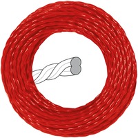 EINHELL 3436655 accessorio per decespugliatore e tagliabordi Bobina tagliabordi, Filo falciatura Bobina tagliabordi, Rosso, 2,4 m, Einhell, 1 pz