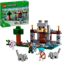 LEGO Minecraft Il castello del Lupo, Giochi di costruzione Set da costruzione, 8 anno/i, Plastica, 312 pz, 504 g