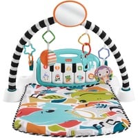 Mattel Kick & Play Multicolore Tappetino da gioco per bambino, Gioco di scheda/coperta Tappetino da gioco per bambino, Arco giocattolo, Multicolore