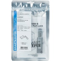 SMARTKEEPER ESSENTIAL Blocco porta Mini USB-B (UL04) + Chiave di blocco Mini (U04), Serratura da infilare 