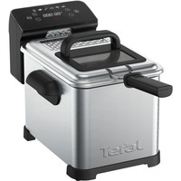 Tefal Family Pro FR507D Singolo 4 L Indipendente 2400 W Friggitrice Acciaio inox accaio/Nero, Friggitrice, 4 L, 1,3 kg, 4 L, Metallo, 130 °C