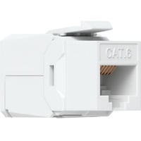 Ubiquiti Modulo Keystone Cat.6, confezione da 12, Modulo di Keystone bianco