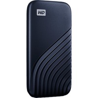 WD My Passport 2000 GB Blu, Disco a stato solido blu, 2000 GB, USB tipo-C, 3.2 Gen 2 (3.1 Gen 2), 1050 MB/s, Protezione della password, Blu
