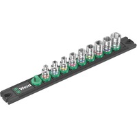 Wera Barra magnetica per bussole A Imperial 1 Set di bussole per chiavi a cricchetto 1/4", pollici, chiave combinata   Nero/Verde