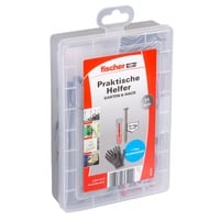 fischer Aiuti pratici Giardino e Casa, Tassello grigio chiaro/Rosso