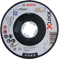 Bosch 2 608 619 252 accessorio per smerigliatrice Disco per tagliare, Lama Disco per tagliare, Di metalli non ferrosi, Tubo, Profilato, Acciaio, 11,5 cm, Bosch, 2,22 cm, 1,6 mm