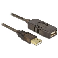 DeLOCK Cavo di prolunga attivo USB 2.0, spina USB-A > presa USB-A Nero
