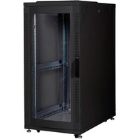 Digitus Armadio del server Serie Unique - 600 x 1000 mm (L x P), IT armadio Nero, Rack indipendenti, 26U, 1000 kg, Nero