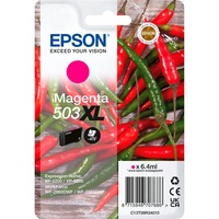 Epson 503XL cartuccia d'inchiostro 1 pz Originale Resa elevata (XL) Magenta Resa elevata (XL), Magenta, 6,4 ml, 1 pz, 470 pagine, Confezione singola