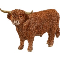 Schleich FARM WORLD Toro dell'altopiano, Gioco figura 3 anno/i, Farm, Farm animals / farm toys, Marrone, Plastica