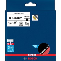 Bosch 2 608 900 004 fornitura per utensili rotanti per molatura/levigatura Platorello per disco abrasivo, Platorello per levigatrice Nero, Platorello per disco abrasivo, Bosch, Nero, Grigio, Rosso, Rotondo, 12,5 cm, 1 pz
