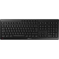 CHERRY Stream Wireless tastiera Universale Wireless a RF + USB QWERTY Inglese UK Nero Nero, Full-size (100%), Con cavo e senza cavo, Wireless a RF + USB, QWERTY, Nero