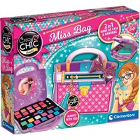 Clementoni Crazy Chic - Miss Bag Trousse, Bricolage Set da trucco per bambini, 6 anno/i, Multicolore