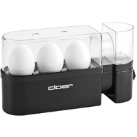 Cloer 6020 Pentolino per uova 3 uovo/uova 300 W Nero Nero, 65 mm, 230 mm, 130 mm, 230 V