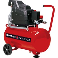 Einhell TC-AC 190/24/8 compressore ad aria 1500 W 165 l/min rosso, 165 l/min, 8 bar, 1500 W, 20,8 kg
