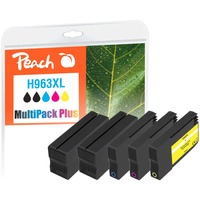 Peach PI300-1006 cartuccia d'inchiostro 5 pz Compatibile Resa elevata (XL) Nero, Ciano, Magenta, Giallo Resa elevata (XL), 58 ml, 27 ml, 2070 pagine, 5 pz, Confezione multipla