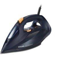 Philips Serie 7000 DST7060/20 ferro da stiro Ferro a vapore Piastra soletta SteamGlide Elite 3000 W Blu, Giallo blu scuro/Giallo, Ferro a vapore, Piastra soletta SteamGlide Elite, 2 m, 250 g/min, Blu, Giallo, 55 g/min