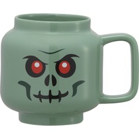 Room Copenhagen LEGO Tazza in ceramica Grande scheletro verde grigio-verde