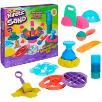 Spin Master Kinetic Sand Set Ultimate Sandisfying, 907 g di sabbia da gioco rosa, gialla e verde acqua, 10 formine e attrezzi, giocattoli sensoriali per bambini dai 7 anni in su, Gioco di sabbia Kinetic Sand Set Ultimate Sandisfying, 907 g di sabbia da gioco rosa, gialla e verde acqua, 10 formine e attrezzi, giocattoli sensoriali per bambini dai 7 anni in su, Sabbia cinetica per bambini, 3 anno/i, Plastica, Rosa, Colore foglia di tè, Giallo