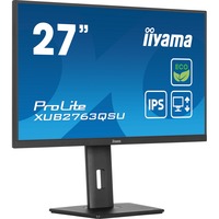iiyama XUB2763QSU-B1, Monitor LED Nero (opaco)