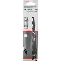 Bosch 2608656263 Lama per sega universale Bimetallo 5 pz Lama per sega universale, Cartongesso, Bimetallo, Nero, 4,3 mm, 15 cm