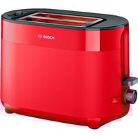 Bosch TAT2M124 tostapane 6 2 fetta/e 950 W Rosso rosso, 2 fetta/e, Rosso, Plastica, Livello, Manopola, 950 W, 220 - 240 V