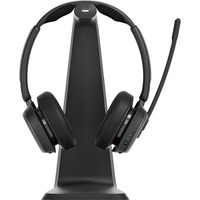 EPOS IMPACT 1061 ANC Auricolare Wireless A Padiglione Ufficio Bluetooth Base di ricarica Nero, Headset Wireless, Ufficio, 20 - 20000 Hz, 181 g, Auricolare, Nero