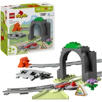 DUPLO Town 10425 Pack di Espansione Tunnel e Binari Ferroviari, Giochi Didattici per Bambini e Bambine 2+, Elementi Pista, Giochi di costruzione