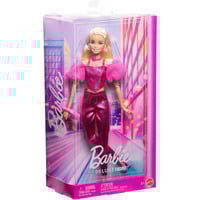 Mattel Barbie Deluxe Style in outfit metallico rosa, Bambola 