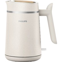 Philips Eco Conscious Edition HD9365/10 Bollitore serie 5000 bianco (matto), 1,7 L, 2200 W, Plastica, Indicatore del livello dell'acqua, Senza filo, Filtro