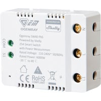 Shelly PbS Ogemray Smart Relay 25A, Relè bianco