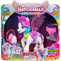 Spin Master Hatchimals CollEGGtibles, Hatchicorn, unicorno giocattolo interattivo che sbatte le ali, oltre 60 luci e suoni, 2 neonate speciali, giocattoli per bambine bianco/Rosa, Hatchimals CollEGGtibles, Hatchicorn, unicorno giocattolo interattivo che sbatte le ali, oltre 60 luci e suoni, 2 neonate speciali, giocattoli per bambine, Bambino/Bambina, 5 anno/i, Effetti della luce, Sonoro