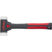 Wiha Martello da finitura FibreBuzz senza rinculo, molto duro Nero/Rosso